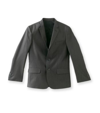Calvin Klein Boys' 8-20 Black End on End Jacket