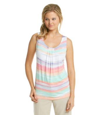 Relativity Career IVP Pleatneck Printed Tank