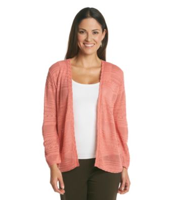 Alfred Dunner Crochet Sweater Classics
