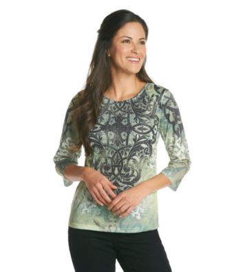 Breckenridge 3/4 Sleeve Sublimation Tee- Strong