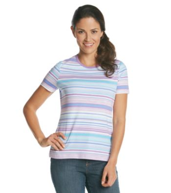 Studio Works® Petites' Striped Crewneck Tee