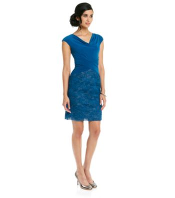 ... dresses cocktail dresses adrianna papell lace short cocktail dress