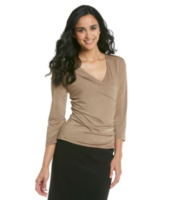 MSK® Surplice Social Top