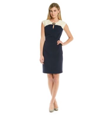 Calvin Klein Luxstretch Keyhole Lock Day Dress