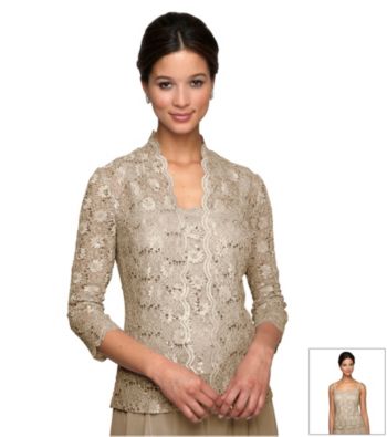 Alex Evenings® Lace Twinset