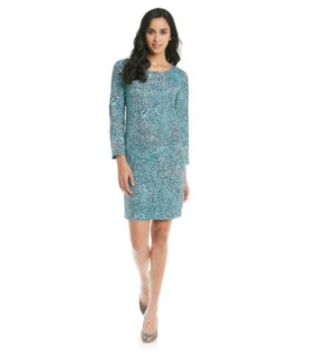 Evan-Picone Animal Print Dress