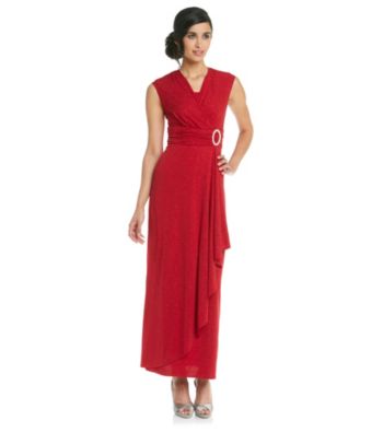 R&M Richards Sparkle Rhinestone Ring Dress