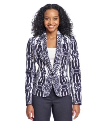 Jones New York Signature Petites' Fitted Long Sleeve Blazer
