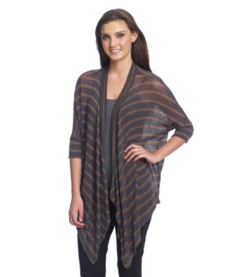 Blu Pepper™ Striped Dolman Cardigan