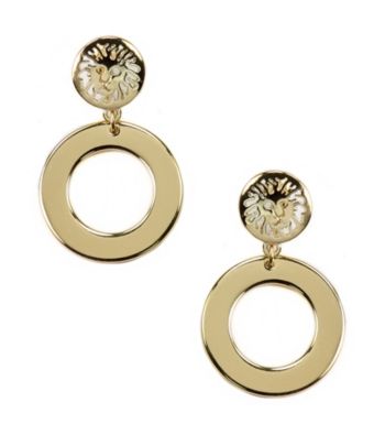 Anne Klein® Goldtone Clip Earrings