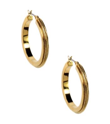Anne Klein® Goldtone Hoop Earrings