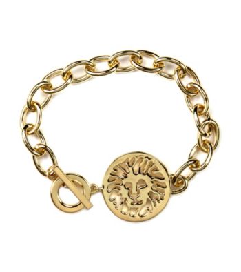 Anne Klein® Goldtone Gold Lion Bracelet