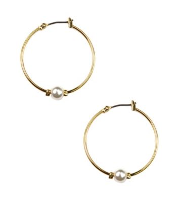 Anne Klein® Goldtone Hoop Earrings
