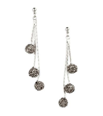 Anne Klein® Goldtone Crystal Drop Earrings