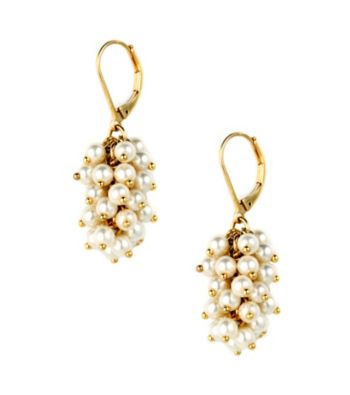 Anne Klein® Goldtone Pearl Drop Earrings