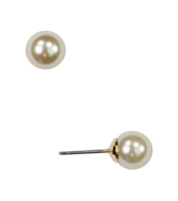 Anne Klein® Goldtone Pearl Stud Earrings