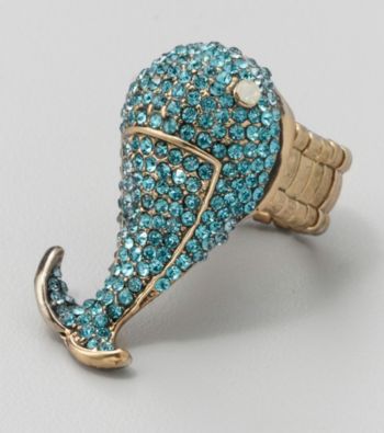Erica Lyons® Blue Stretch Ring
