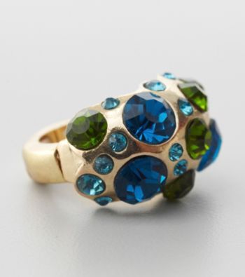 Erica Lyons® Blue Multi Stretch Ring