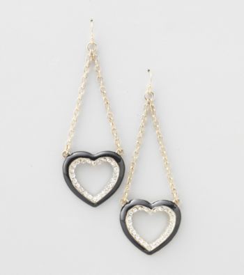 Guess Heart Earrings