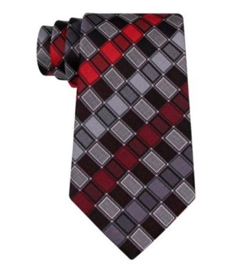Kenneth Cole® Men's Foxhound Grid Tie