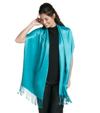 Collection 18 Satin Pashmina Wrap