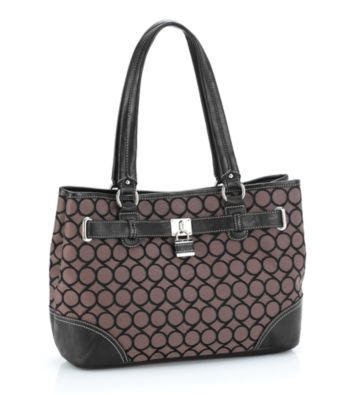 Nine West® Black Jacquard Shopper
