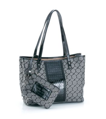 Nine West® Black/Gray Can't Stop Shopper