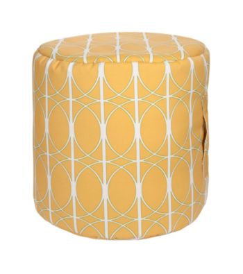 Surya Round Bright Pouf