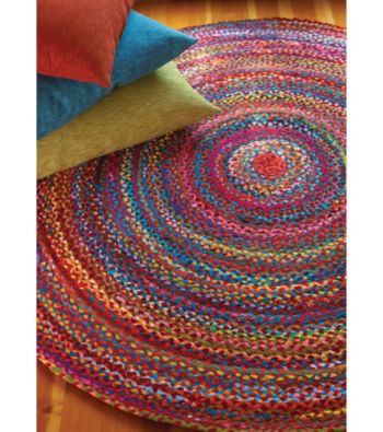 Extra Weave USA Carnival 5' Round Rug