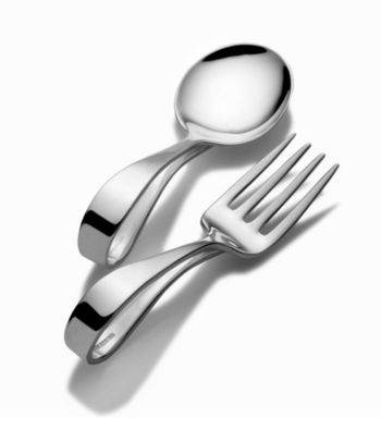 Gorham® Sterling Silver 2-pc. Loop Handle Baby Set