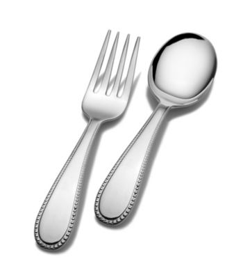 Gorham® Sterling Silver 2-pc. Beaded Baby Set