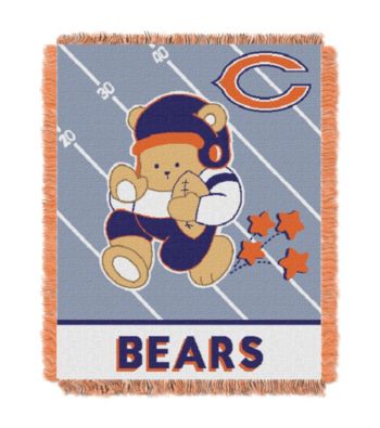 Chicago Bears Baby Teddy Bear Throw