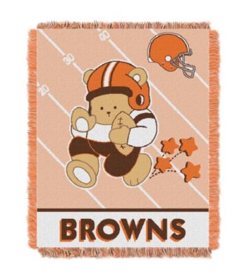 Cleveland Browns Baby Teddy Bear Throw