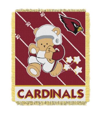Arizona Cardinals Baby Teddy Bear Throw