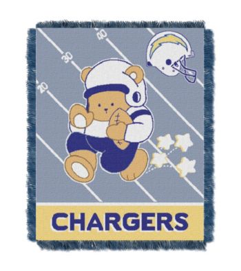 San Diego Chargers Baby Teddy Bear Throw