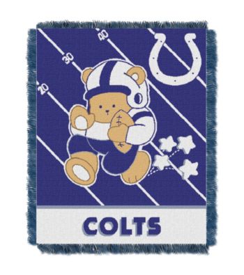 Indianapolis Colts Baby Teddy Bear Throw