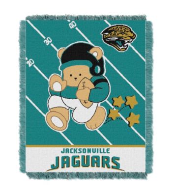 Jacksonville Jaguars Baby Teddy Bear Throw
