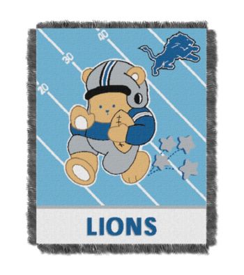Detroit Lions Baby Teddy Bear Throw