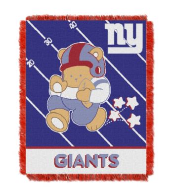 New York Giants Baby Teddy Bear Throw