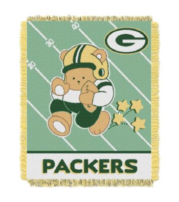 Green Bay Packers Baby Teddy Bear Throw