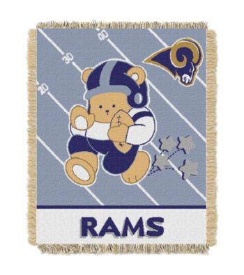 St. Louis Rams Baby Teddy Bear Throw