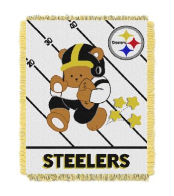 Pittsburgh Steelers Baby Teddy Bear Throw