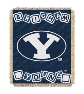 Brigham Young University Baby College Throw