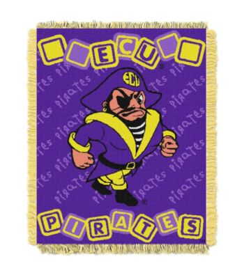 East Carolina University Baby College Throw