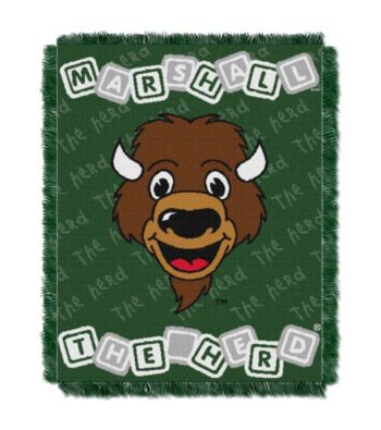 Marshall University Baby College Throw