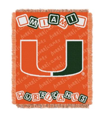 University of Miami Baby College Throw