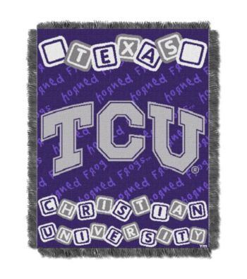 Texas Christian University Baby College Throw