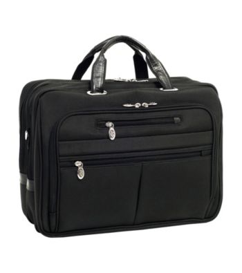 McKlein Rockford Black Nylon Fly-Through™ Checkpoint-Friendly 17