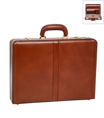 McKlein Reagan Leather Attache Case