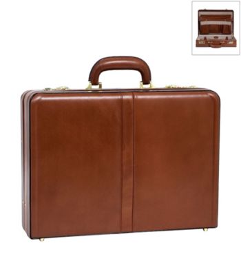 McKlein Harper Leather Expandable Attache Case